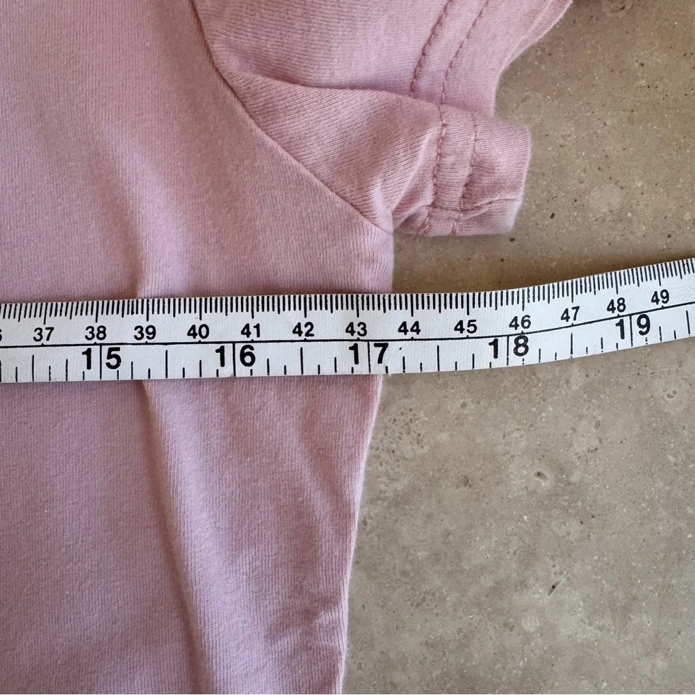 Pink Short Sleeve Funny Banana Graphic Tee Womens Size M